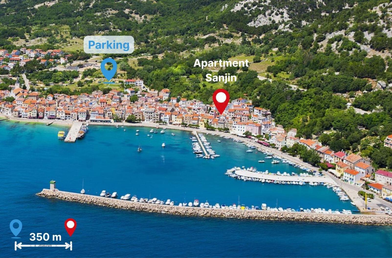 Apartment Sanjin With Sea View Baška Εξωτερικό φωτογραφία